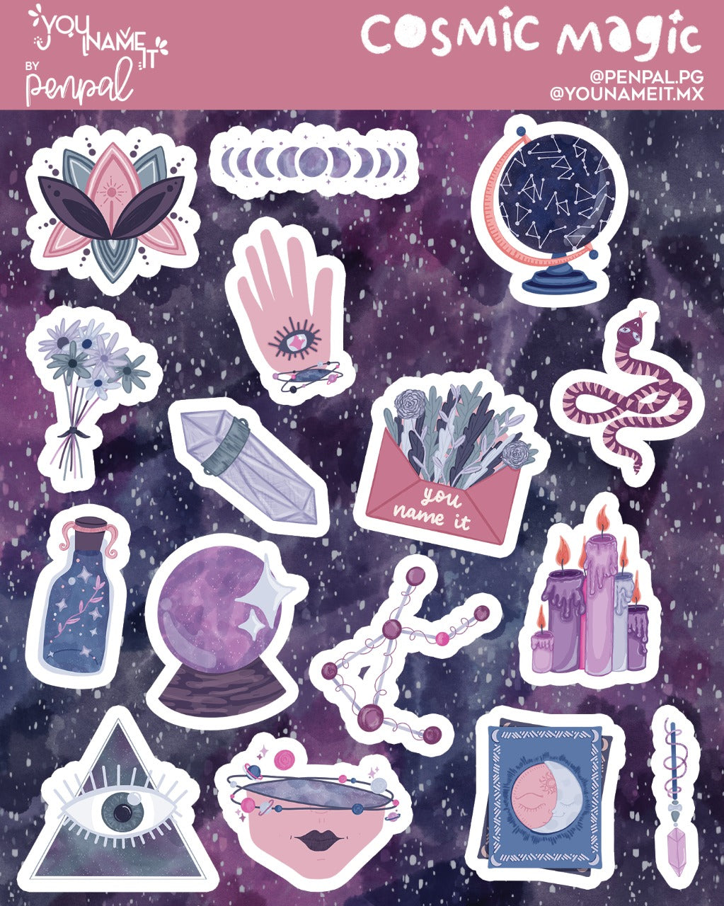 Cosmic Magic Stickers